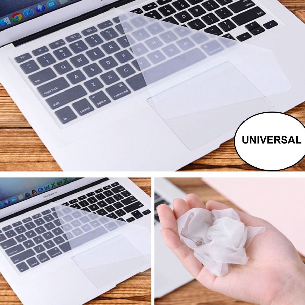 GENERICO - Protector De Teclado En Silicona Transparente 14