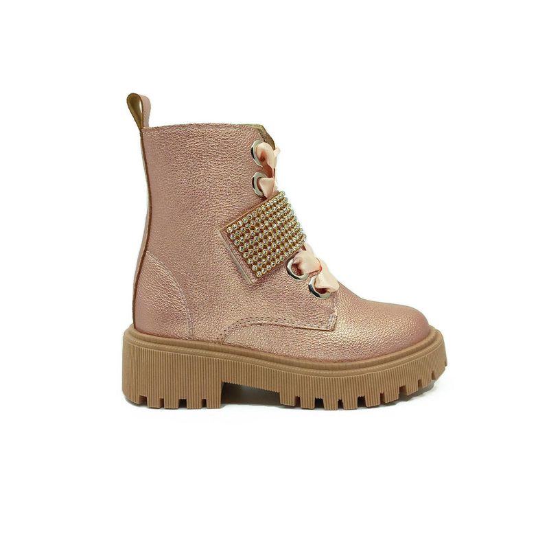 PAPOS - Botas Niñas Luz de Luna Oro Rosa -Botas Niñas PAPOS - Dorado