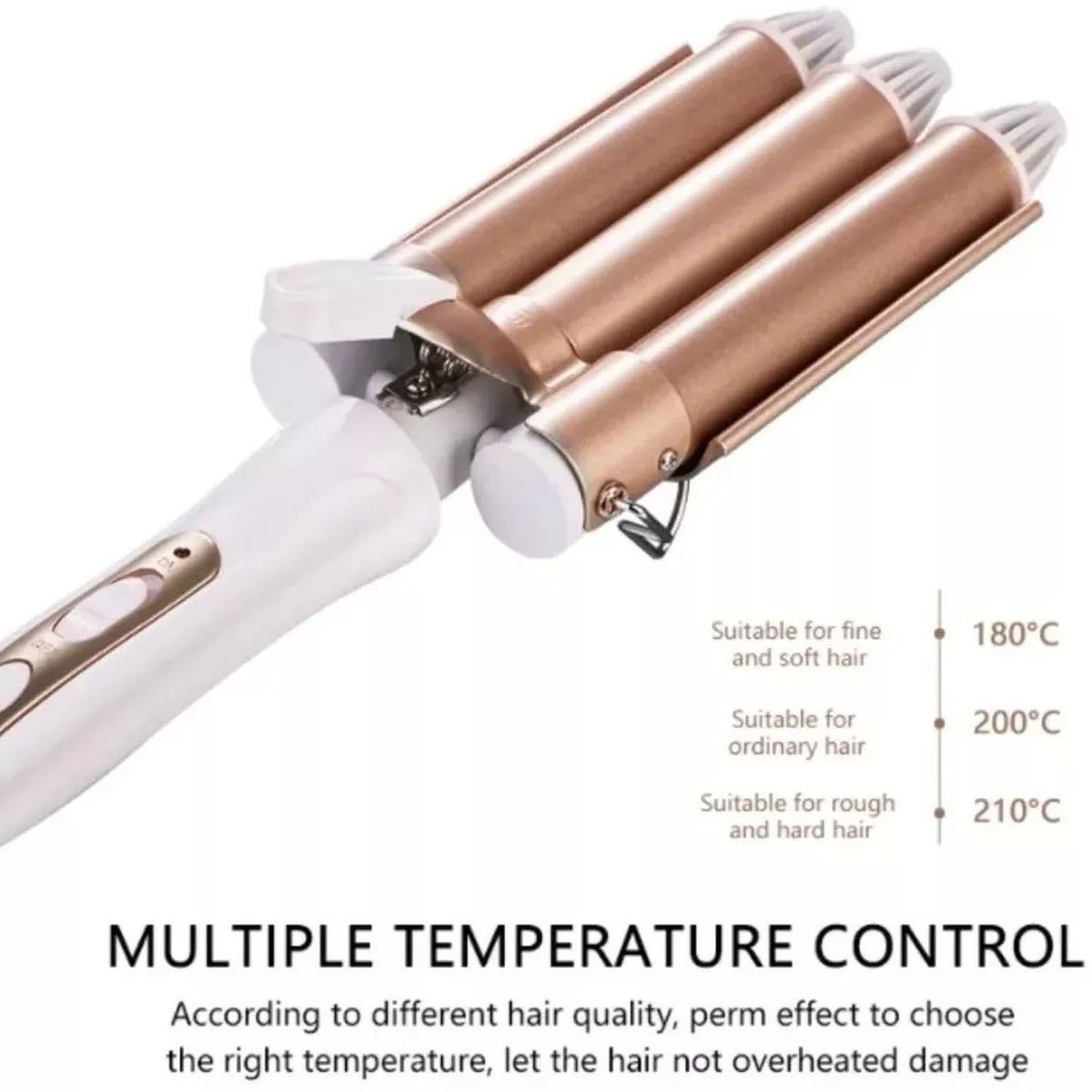 ONE PIXEL - Pinza De Cabello Ondas De Sirena Ondulador Rizador Plancha