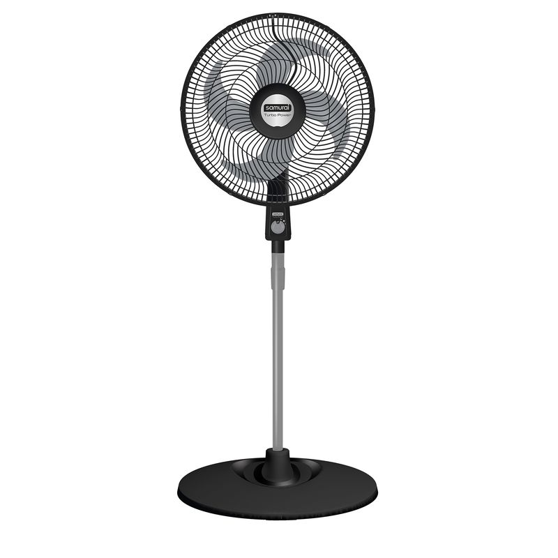 SAMURAI - Ventilador Samurai Turbo Power Pedestal Negro