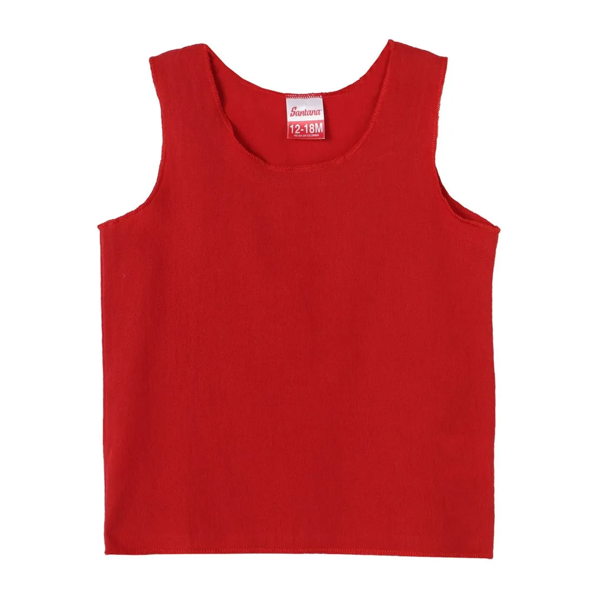 SANTANA - Esqueleto Bebé Bayetilla Rojo Santana