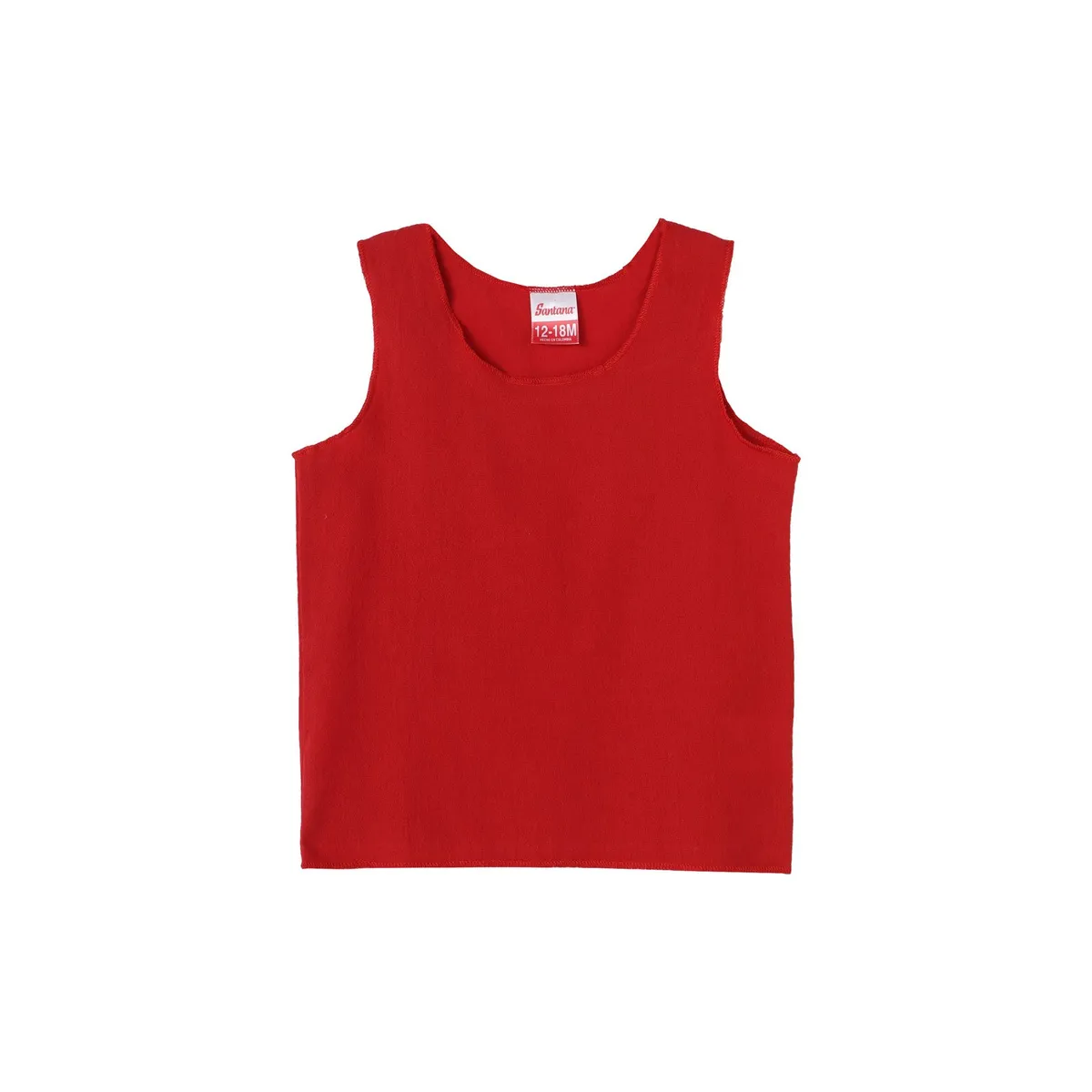 SANTANA - Esqueleto Bebé Bayetilla Rojo Santana