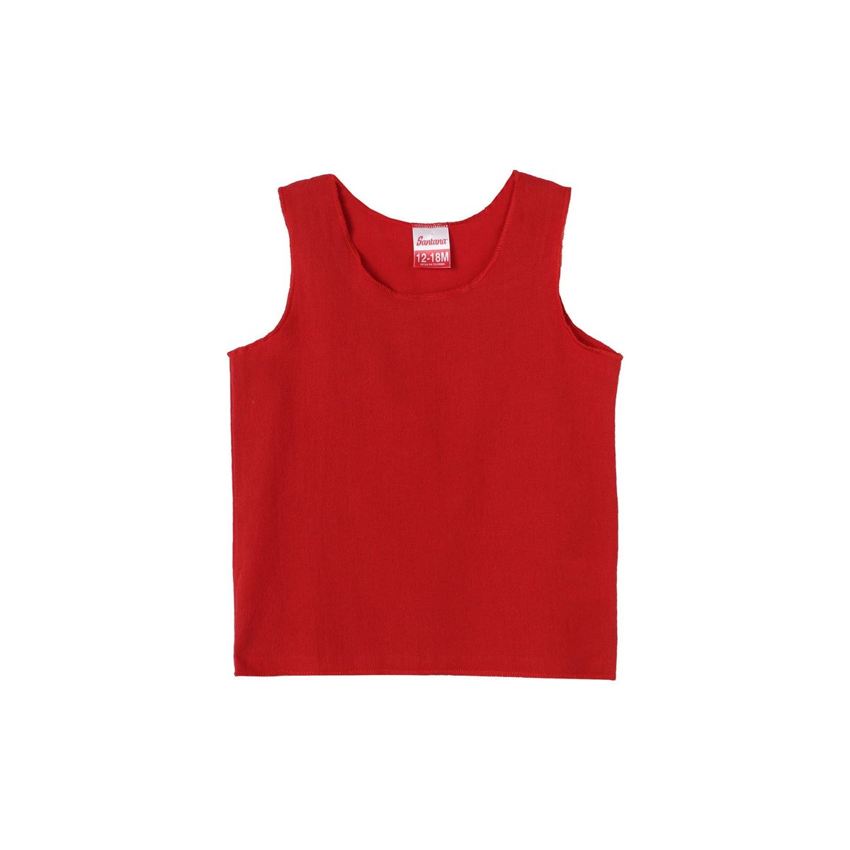 SANTANA - Esqueleto Bebé Bayetilla Rojo Santana