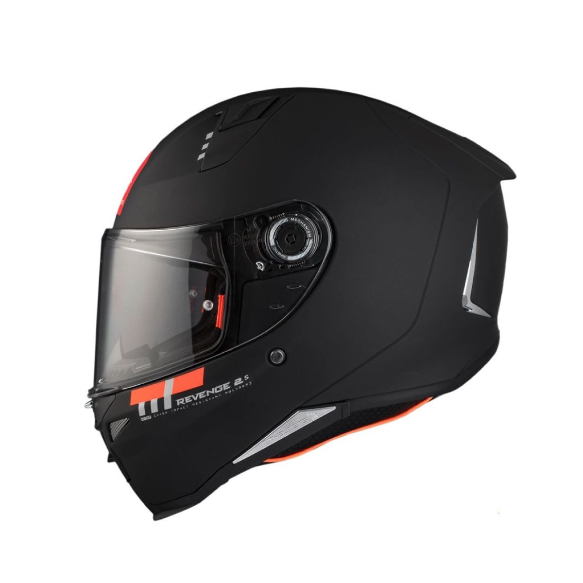 MT HELMETS - CASCO MT REVENGE 2S CERTIFICADO ECE2206 NEGRO MATE TALLA M