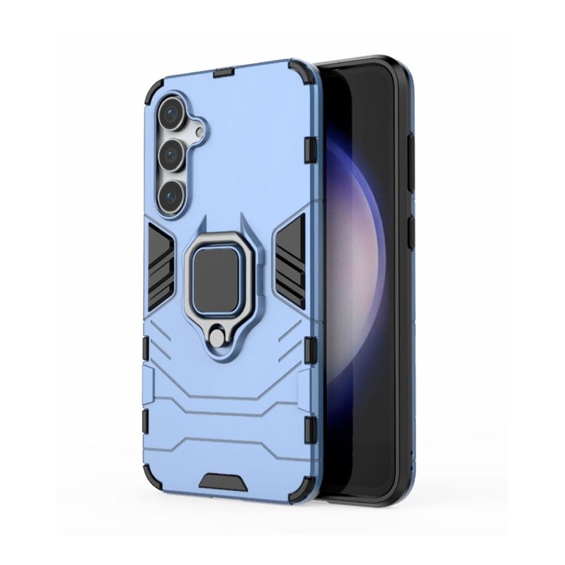 GENERICO - Funda Anti Golpes Anillo Compatible con Samsung S23 FE Azul