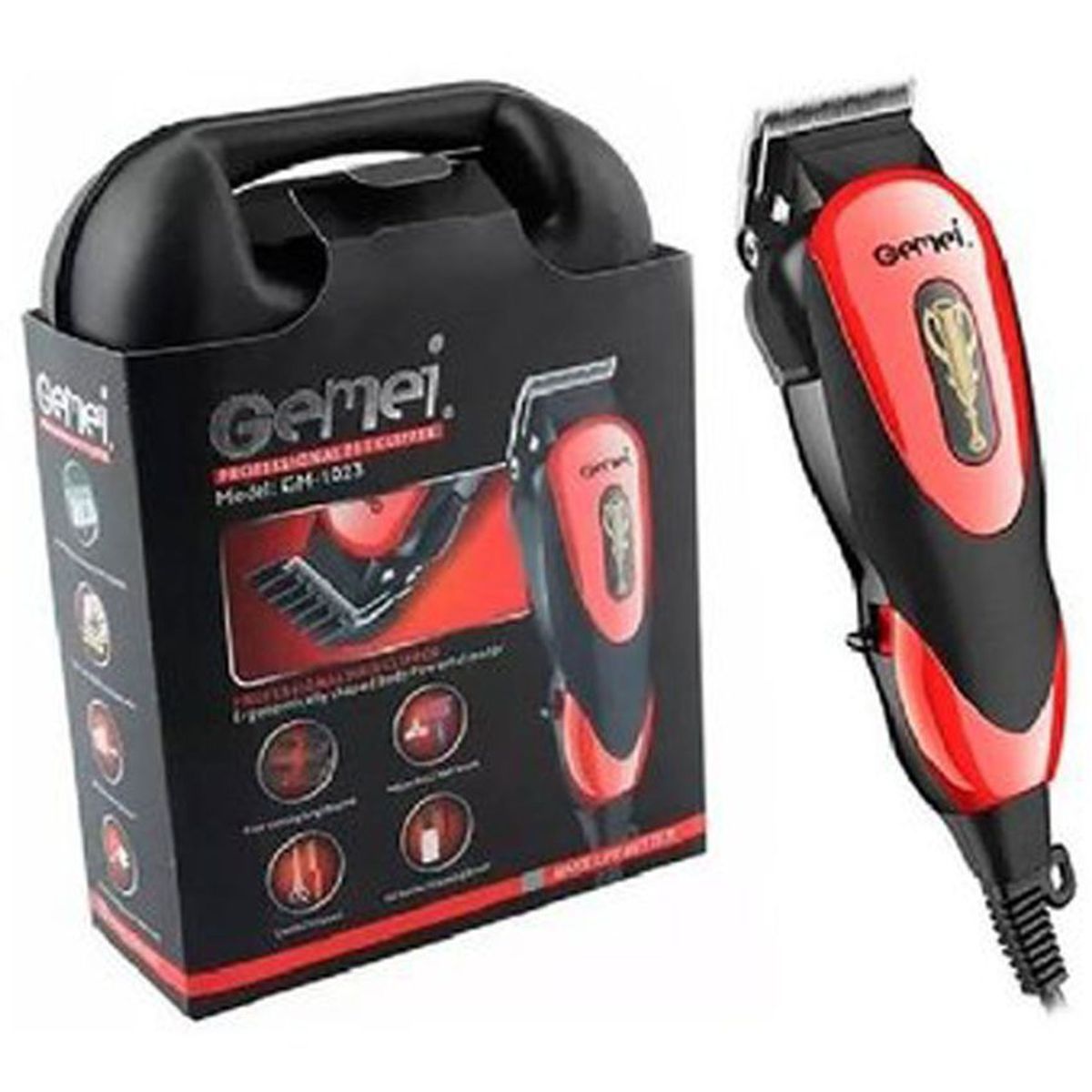 GENERICO - Peluquería perros gatos canina gemei peine + cepillo