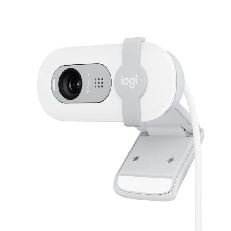 LOGITECH - Cámara web Logitech Brio 100 Full HD (Blanco)