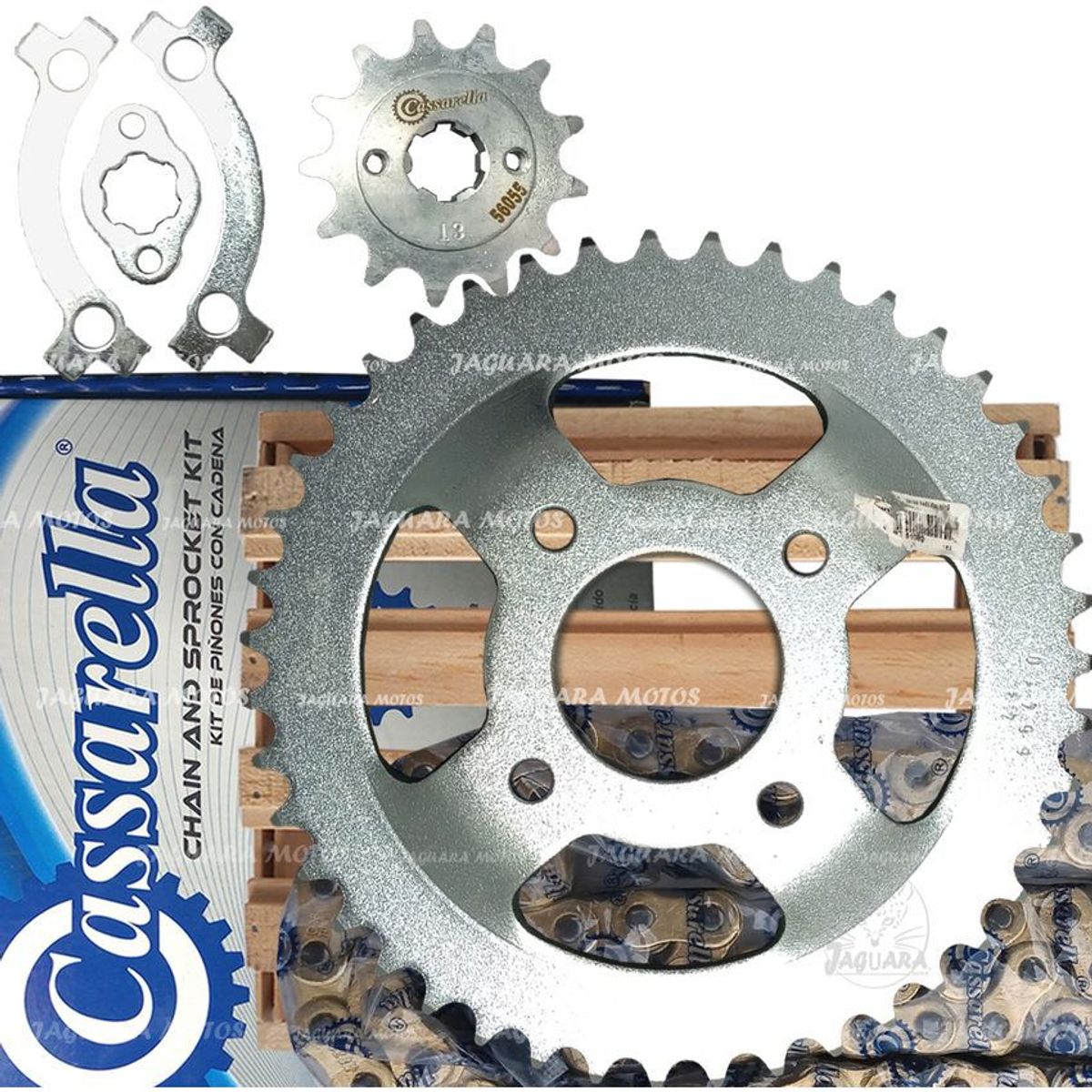 GENERICO - Kit arrastre Mrx 125/150 concavo 2020 cad. dorada cassarella