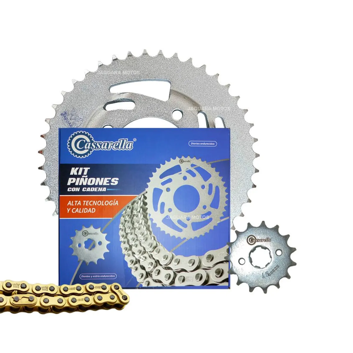 AKT - Kit Arrastre Cr4 125 Akt Cadena Reforzada Cassarella
