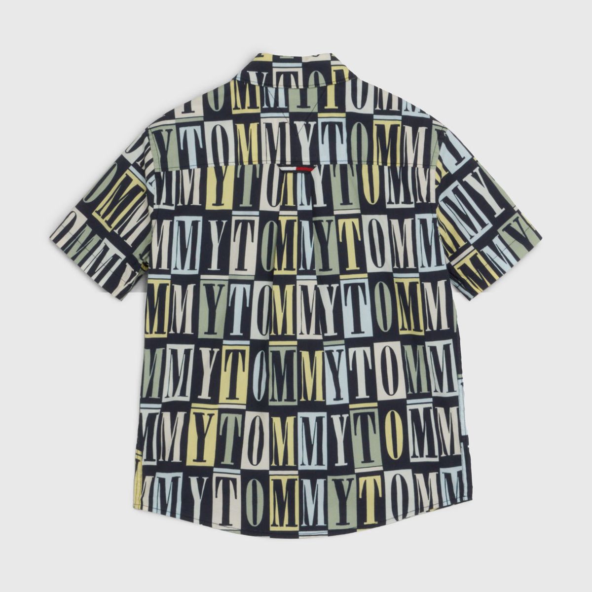 TOMMY HILFIGER - Camisa De Manga Corta Con Motivo De Letras Niño Azul Tommy Hilfiger