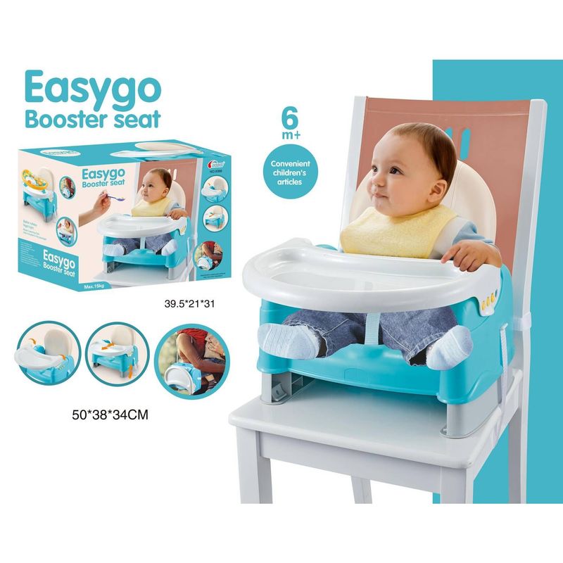 BABY ON - Comedor Portatil Para Bebes Y Niños Azul