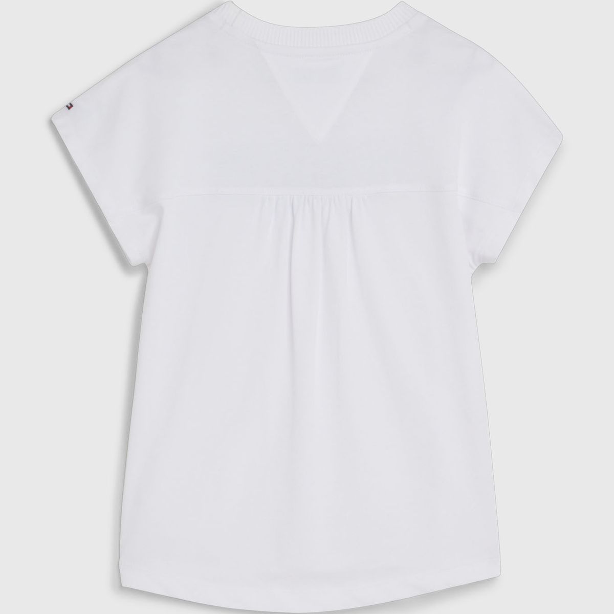 TOMMY HILFIGER - Camiseta Con Logo De Rayas Náuticas Niña Blanco Tommy Hilfiger