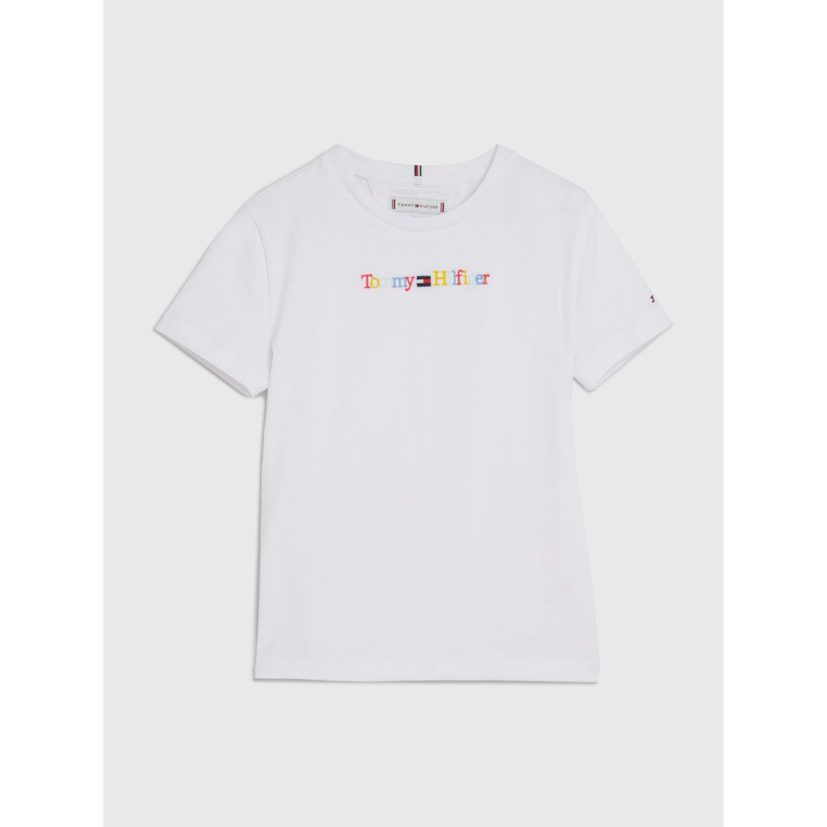 TOMMY HILFIGER - Camiseta De Niña Con Logo color Blanco Tommy Hilfiger