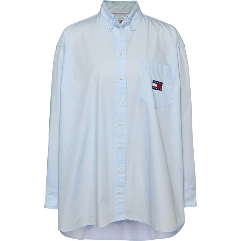 TOMMY HILFIGER - Camisa Oversize Con Parche Para Mujer Tommy Jeans