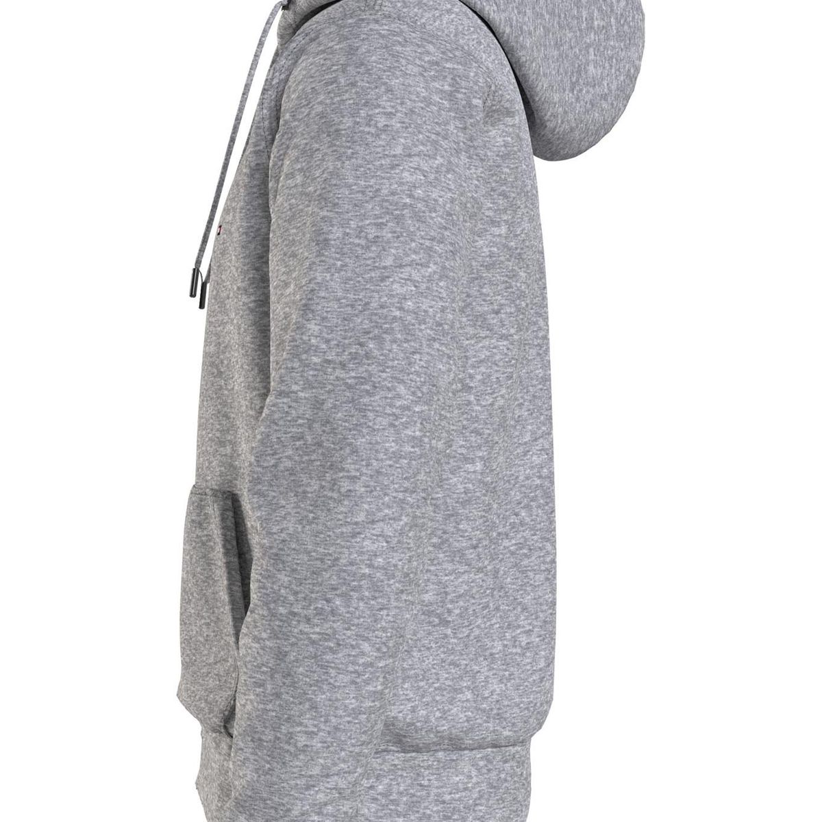 TOMMY HILFIGER - Buzo Gris Con Cremallera Con Gorro Para Hombre
