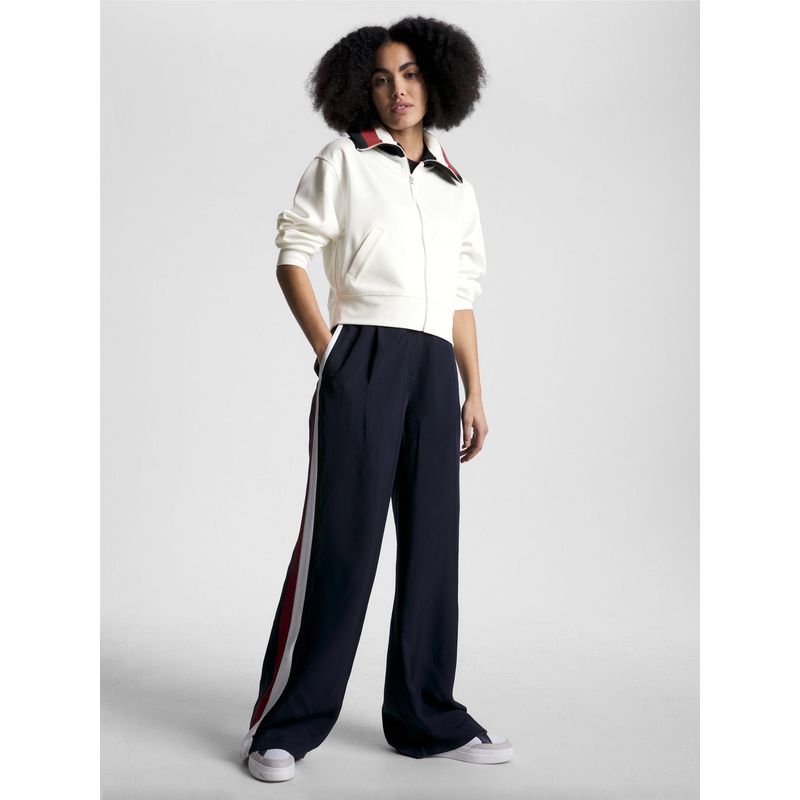 TOMMY HILFIGER - Chaqueta Con Cuello Estampado De Rayas Tommy Hilfiger