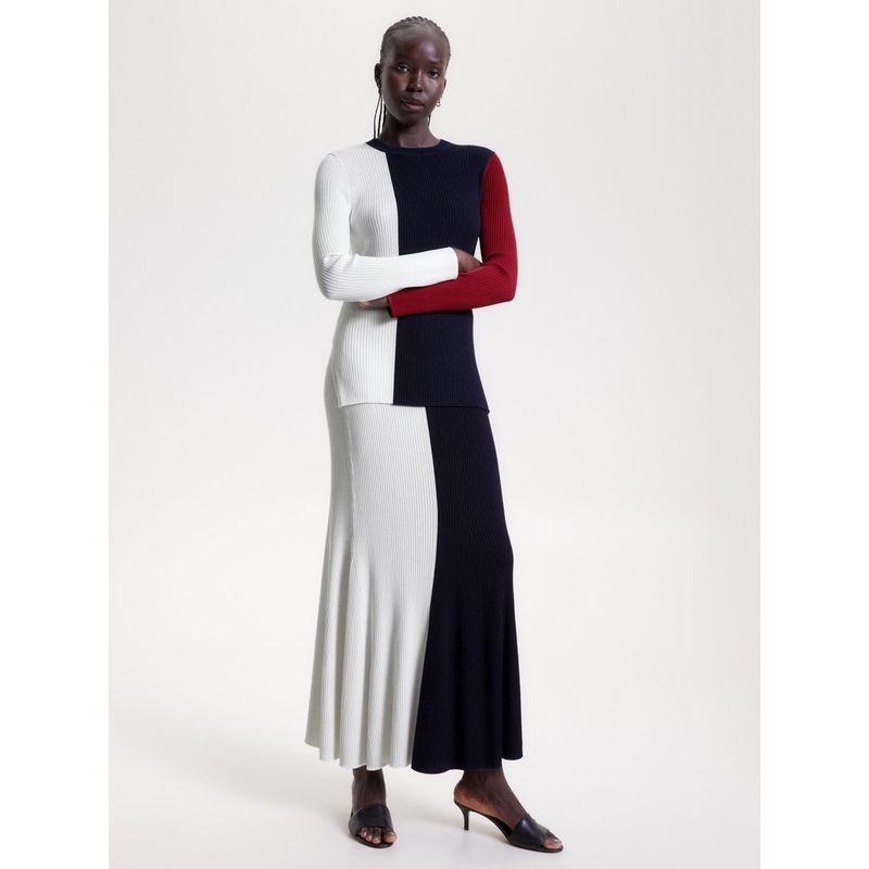 TOMMY HILFIGER - Saco Con Diseño Colorblock Tommy Hilfiger