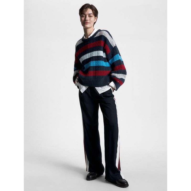 TOMMY HILFIGER - Saco Con Estampado De Rayas Tommy Hilfiger