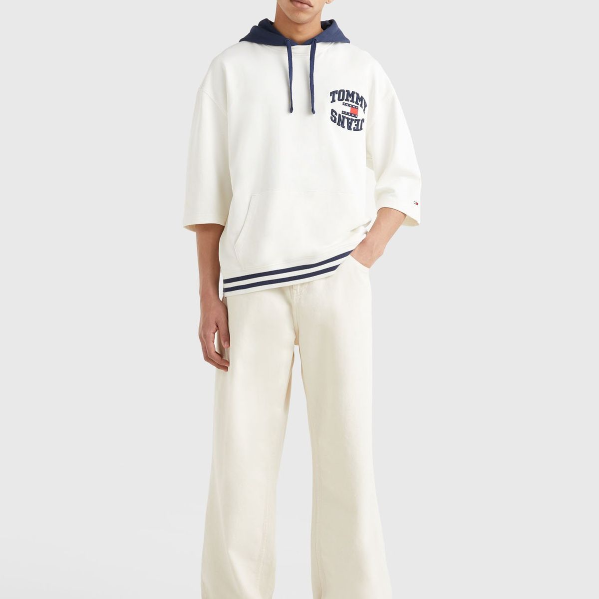 TOMMY HILFIGER - Chaqueta Tommy Jeans Para Hombre Blanco Tommy Jeans