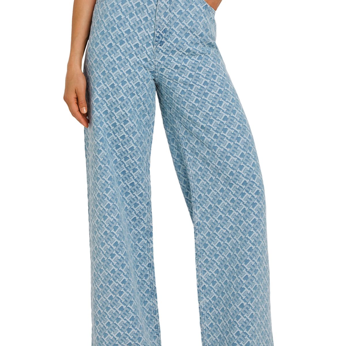 TOMMY HILFIGER - Jeans Jacquard Con Logo Para Mujer Tommy Hilfiger
