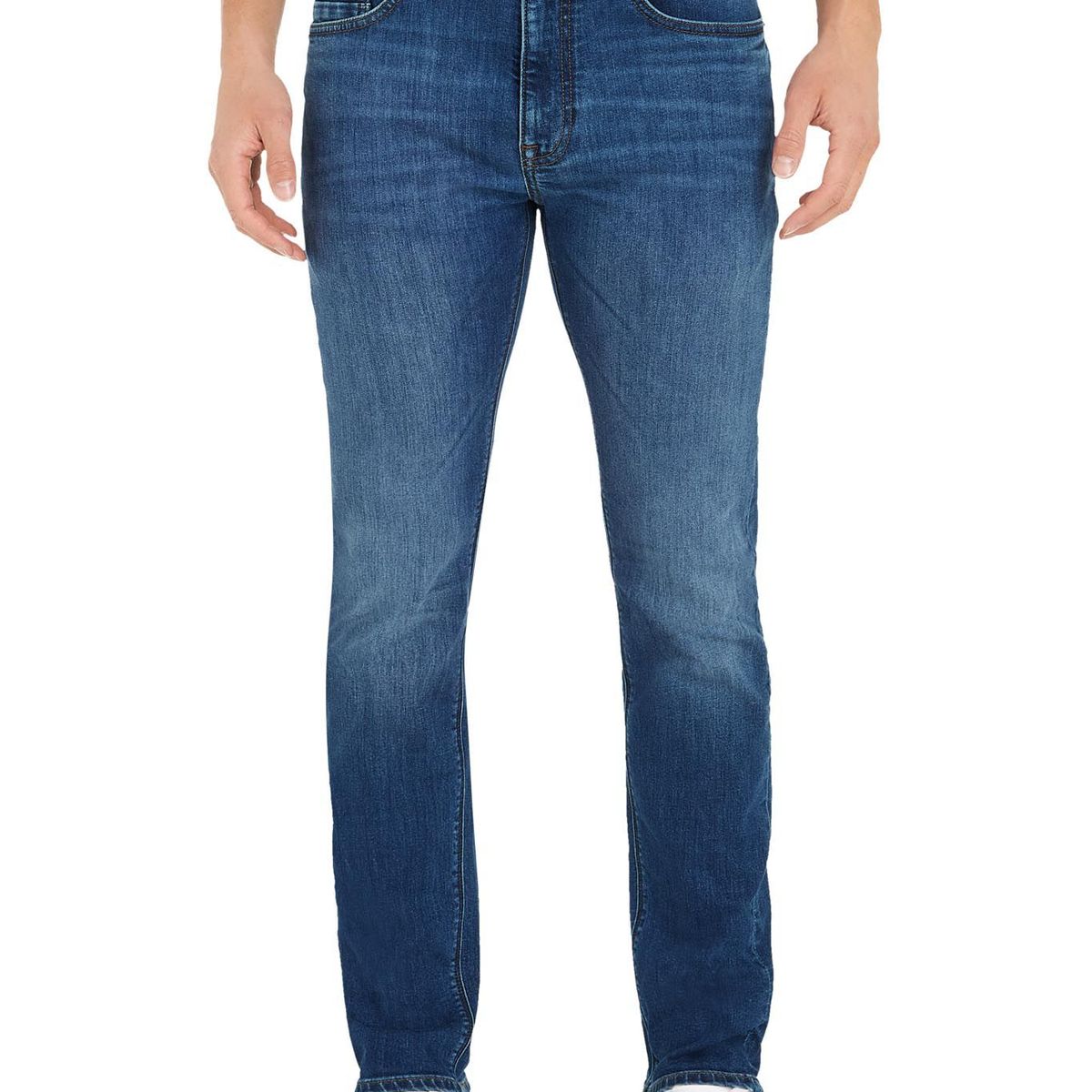 TOMMY HILFIGER - Jeans Con Efecto Desgastado Hombre Azul Tommy Hilfiger