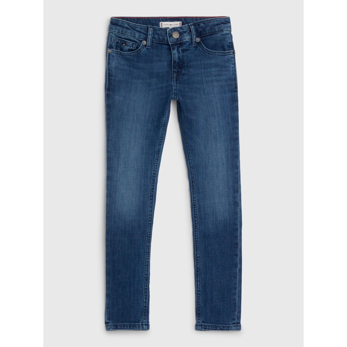 TOMMY HILFIGER - Jeans Nora Ceñidos Con Efecto Desteñido Niña Azul Tommy Hilfiger