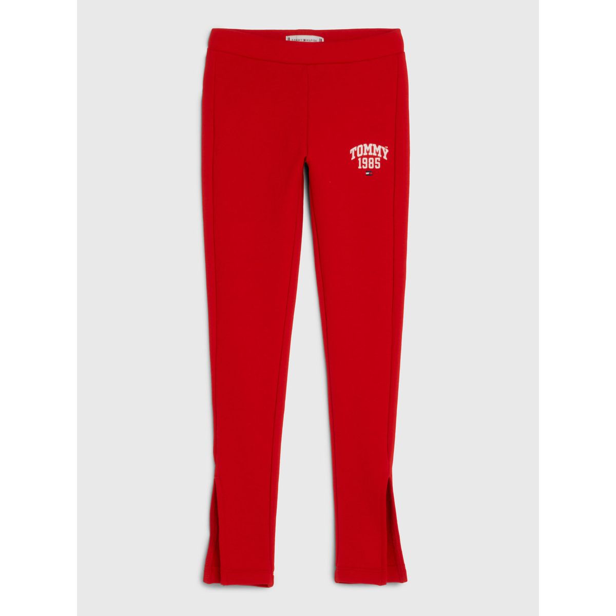 TOMMY HILFIGER - Leggings Largos De Estilo Universitario Niña Rojo Tommy Hilfiger