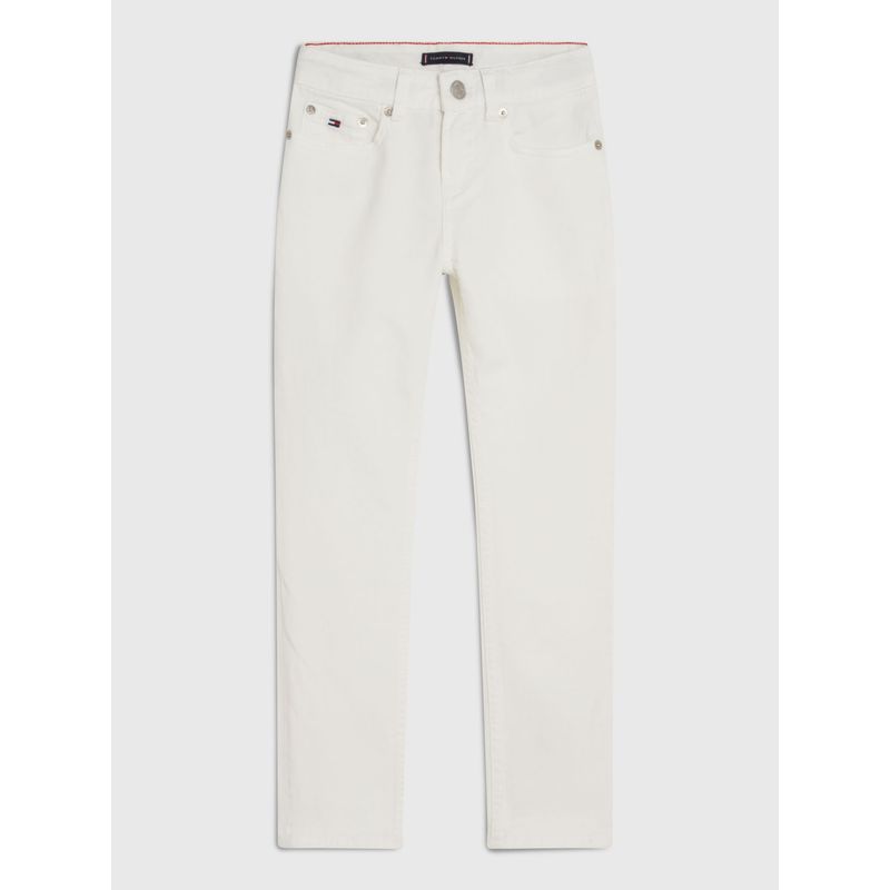 TOMMY HILFIGER - Jeans Scanton Essential Blancos Niño Tommy Hilfiger