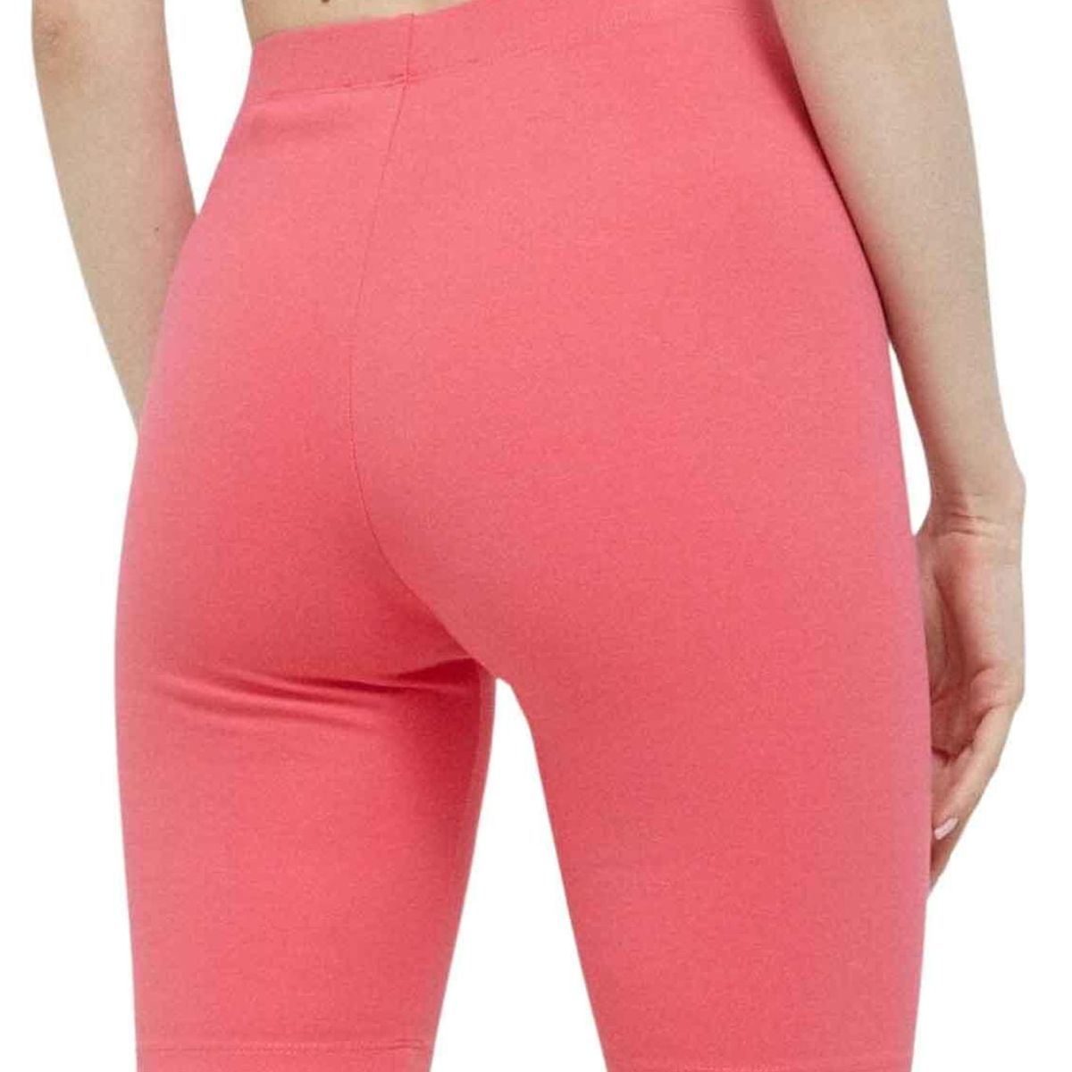 TOMMY HILFIGER - Licra Corta Rosada En Algodón Con Logo Para Mujer Tommy Jeans