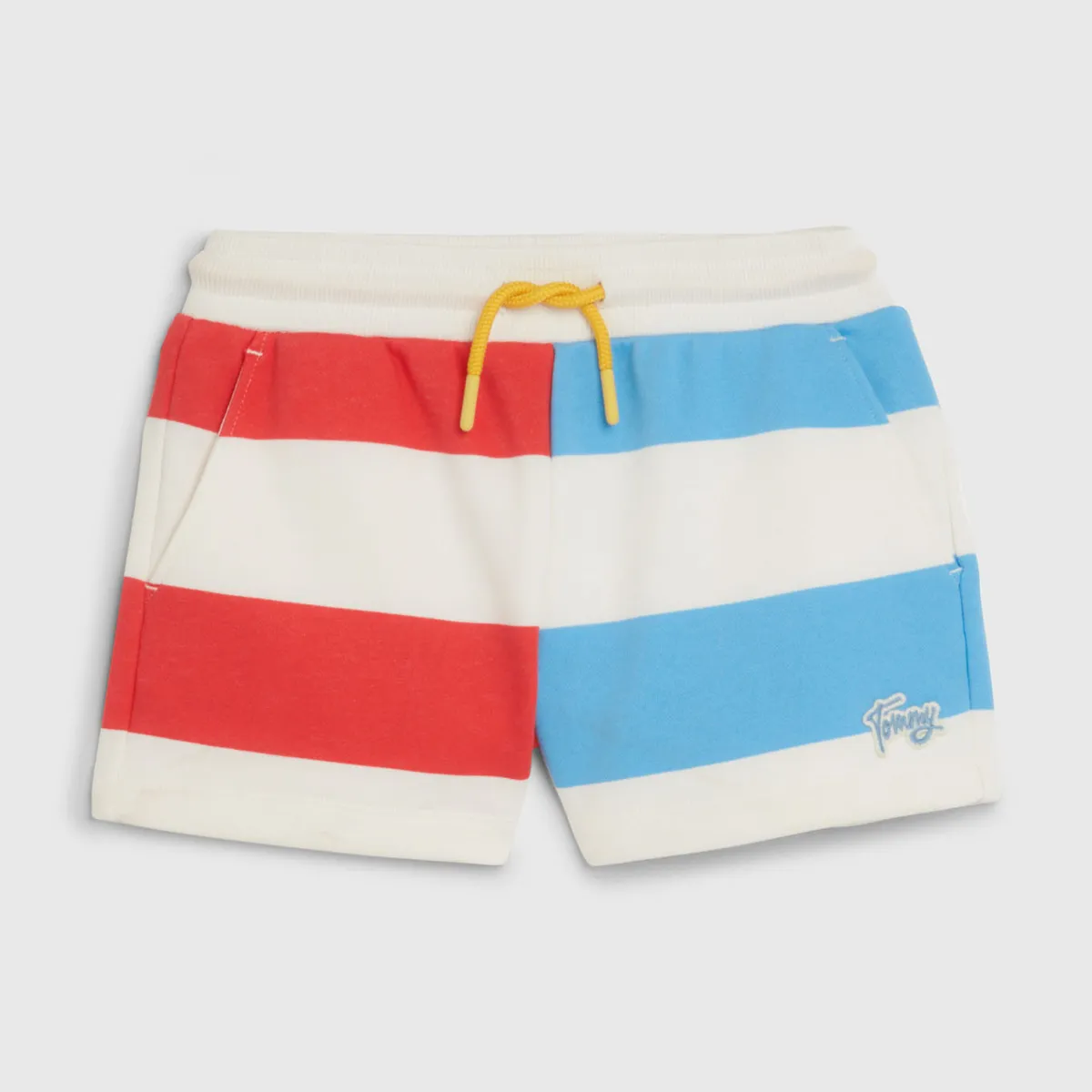 TOMMY HILFIGER - Shorts De Rayas Con Diseño Color Block Niña Tommy Hilfiger