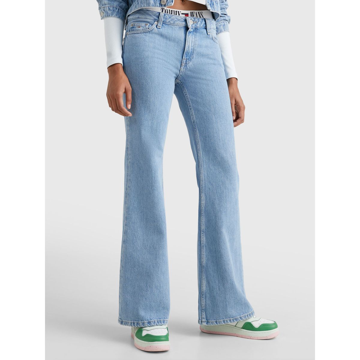TOMMY HILFIGER - Jeans Sophie Acampanados De Talle Bajo Mujer Azul Tommy Jeans