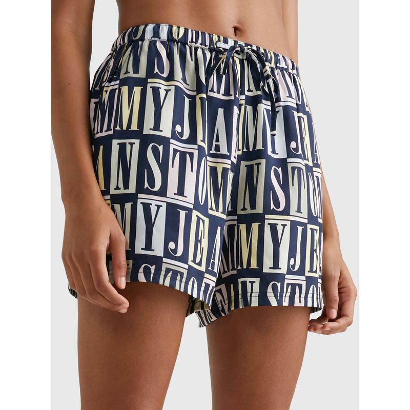 TOMMY HILFIGER - Pantalón Corto Con Motivo De Letras Mujer  Tommy Jeans