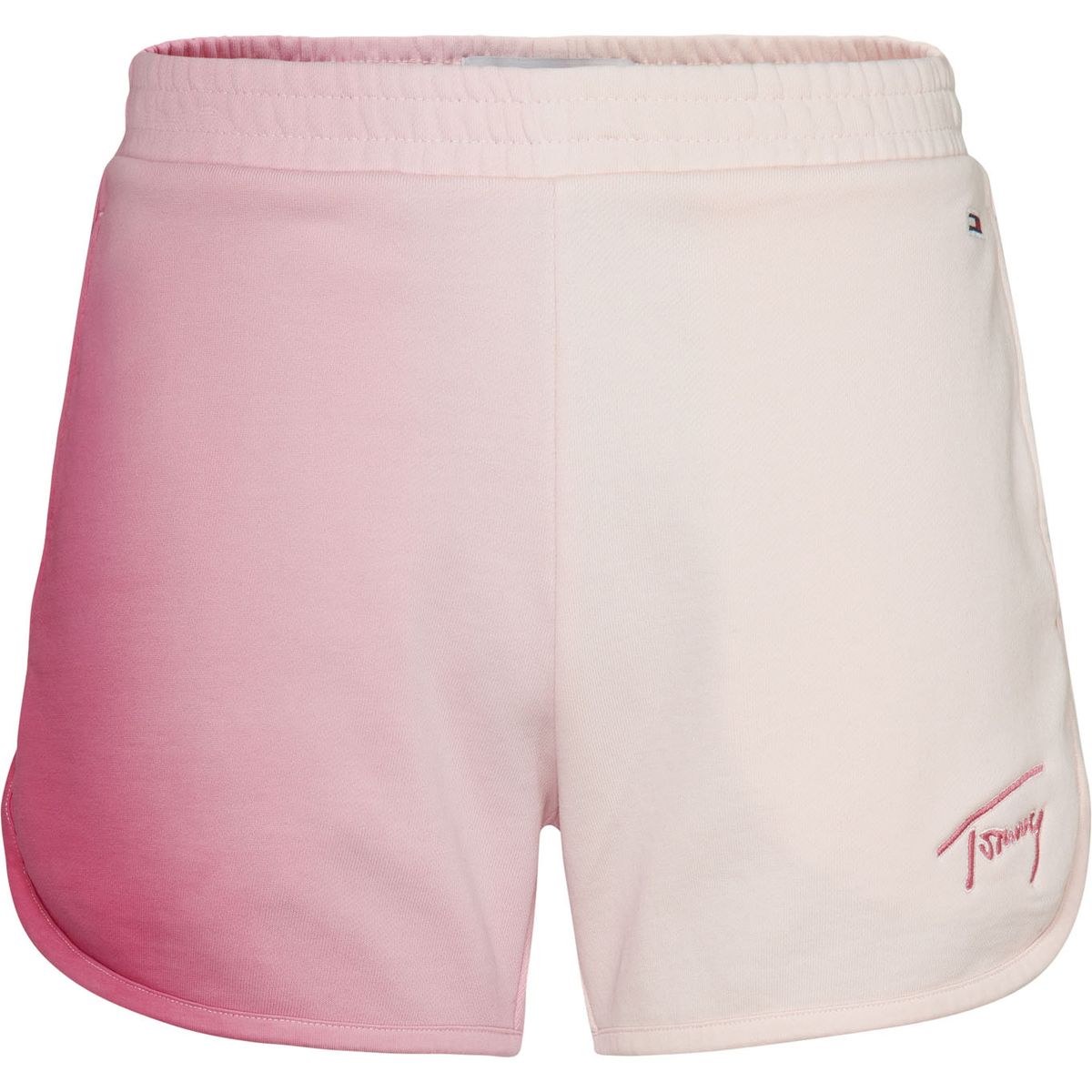 TOMMY HILFIGER - Pantalón Corto Signature Con Efecto Degradé Mujer Rosa Tommy Jeans