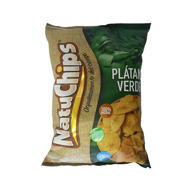 GENERICO - Pasabocas Natuchips Platano Verde X 135 Gramos