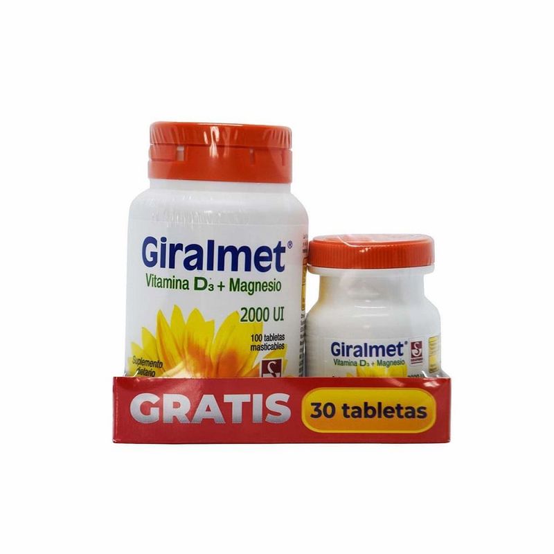 GENERICO - Oferta Giralmet 2000Iu X 100 Tabletas + 30 Tabletas Gratis