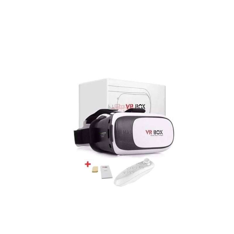 GENERICO - Gafas De Realidad Virtual 3D VR BOX  Control Bluetooth.