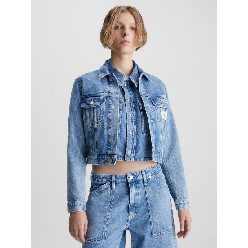 CALVIN KLEIN - Chaqueta Jeans Azul Mujer Azul Calvin Klein