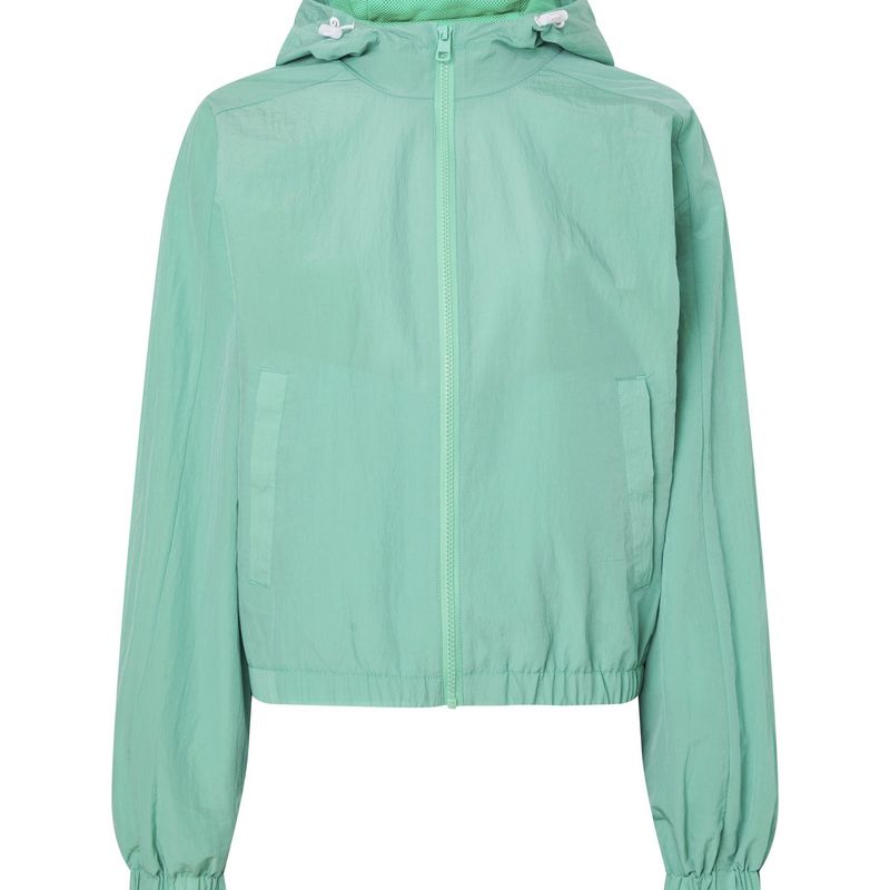 CALVIN KLEIN - Chaqueta Verde Con Gorro Y Cierre Para Mujer Calvin Klein