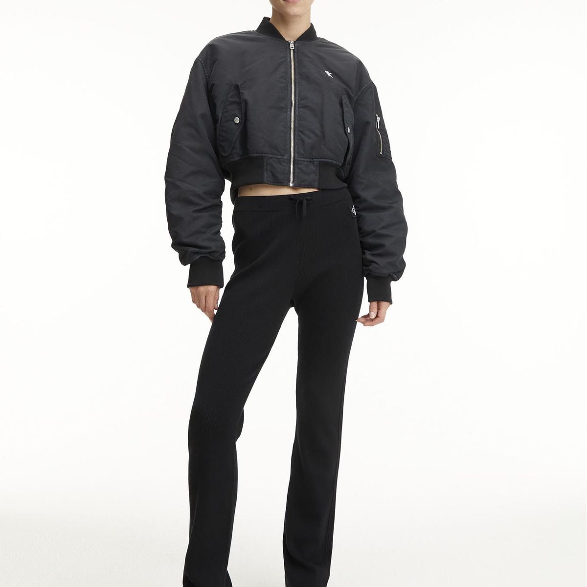 CALVIN KLEIN - Chaqueta Bomber Ligeramente Acolchada Mujer Negro Calvin Klein