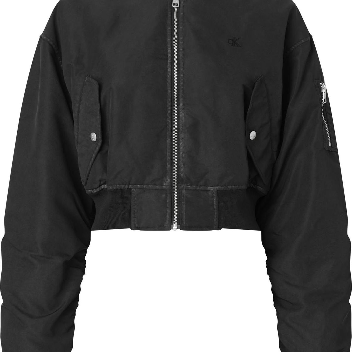CALVIN KLEIN - Chaqueta Bomber Ligeramente Acolchada Mujer Negro Calvin Klein
