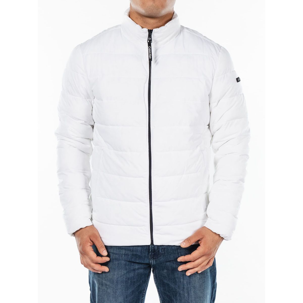 CALVIN KLEIN - Chaqueta Manga Larga Con Cierre Hombre Blanco Calvin Klein