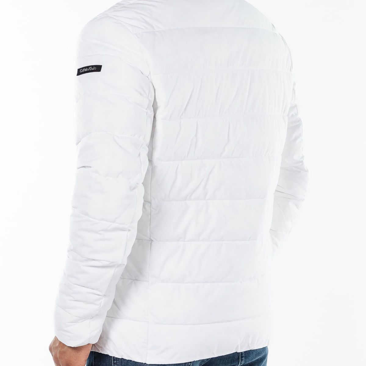 CALVIN KLEIN - Chaqueta Manga Larga Con Cierre Hombre Blanco Calvin Klein