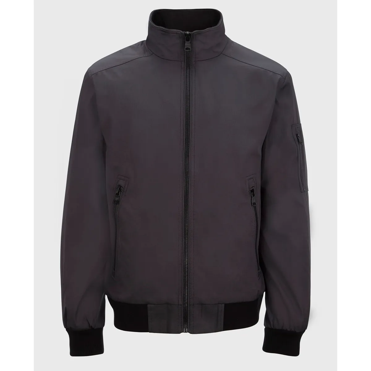 CALVIN KLEIN - Chaqueta Con Cierre Hombre Gris Calvin Klein