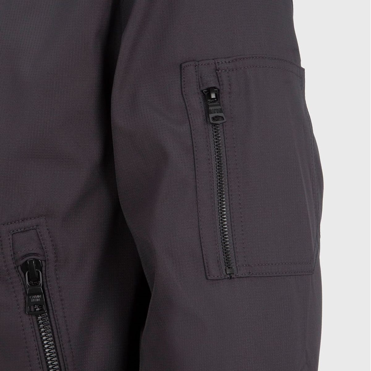 CALVIN KLEIN - Chaqueta Con Cierre Hombre Gris Calvin Klein