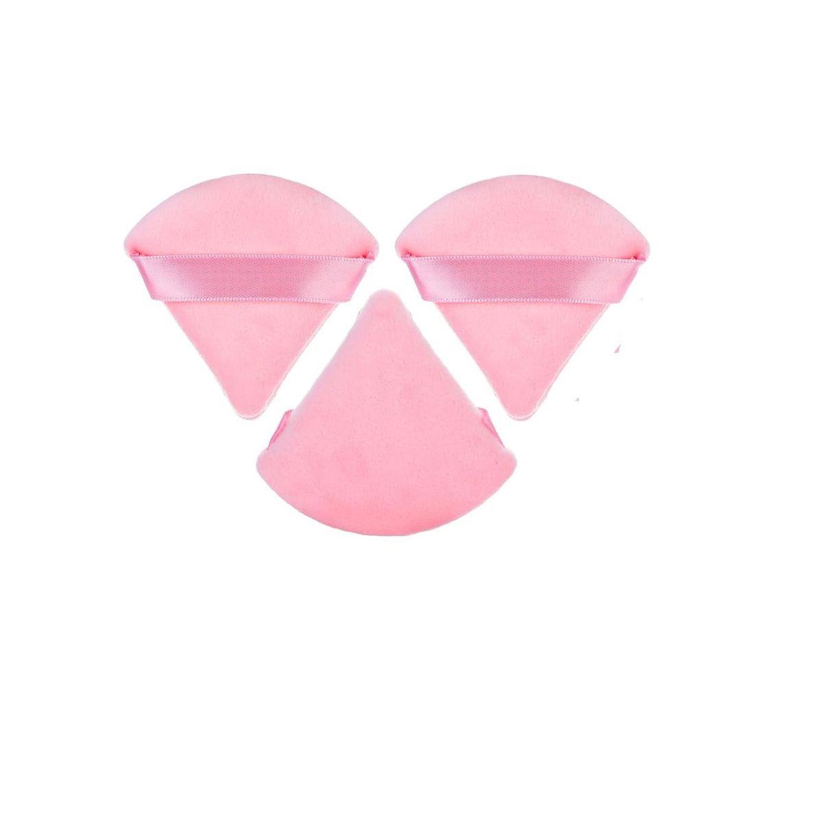 GENERICO - Pomo Brocha Aplicador Triangular Para Rutina De Skin Care X3