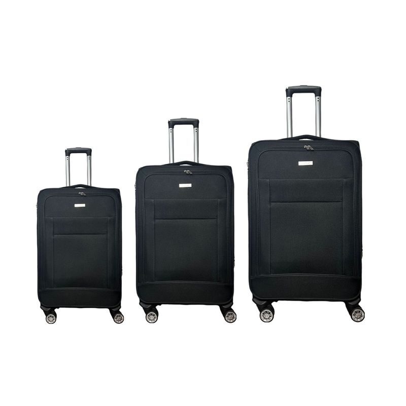 LLG LIULANGGOU - Set x3 Maletas De Viaje en Lona Fina 18- 22 - 26