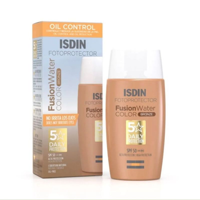 ISDIN - Fotoprotector Fusionwater Color Tono BronceSPF50x 50grIsdin