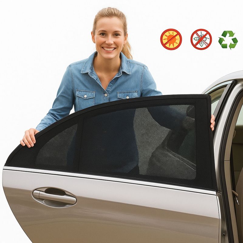 GENERICO - Parasol Ventana Carros Cortina Protector Solar Camioneta 1u