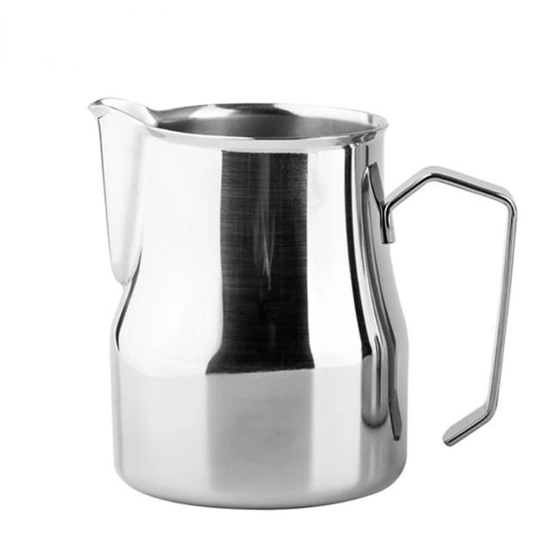 GENERICO - Jarra Espumadora Plateada Tipo Motta 550ml en Acero Inoxidable