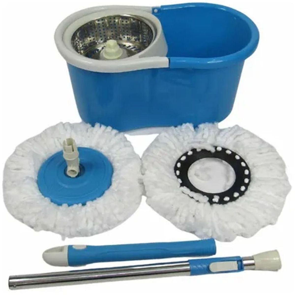 GENERICO - Trapero giratorio 360° trapeador valde mop